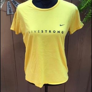 nike fit dry livestrong t-shirt